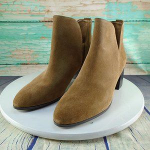 Franco Sarto  Teddy Suede Leather Ankle Boots